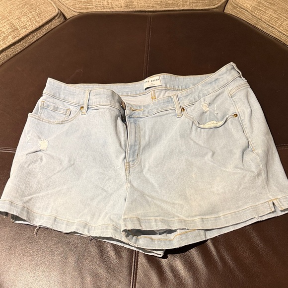 Lane Bryant Pants - Lane Bryant Light Blue Denim Shorts